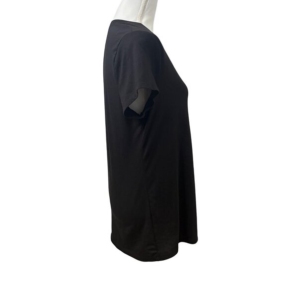 No Boundaries Black T-Shirt XXL (19) Womens Basic Short-Sleeve Crewneck Top - Picture 4 of 10
